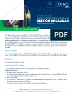 Portafolio Auditor Lider de Sistemas de Gestion de Calidad Iso 9001