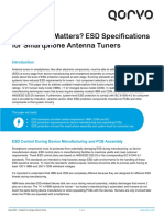 Qorvo Esd Specifications For Smartphone Antenna Tuners White Paper