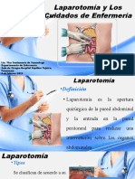 Laparotomia y Cuidados de Enfermeria