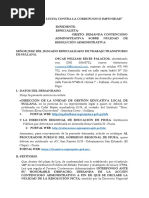 Demanda Contenciosa de Bonificacion Personal de Oscar Reyes