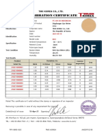 Calibration Certificate Korea (200EA)