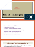 ABPG1103 - Topic 12 - Psychological Disorder - 222