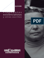 Beauvoir, Simone de - Fragmentos Existencialistas y Otros Escritos