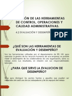 4.2 Evaluación y Desempeño