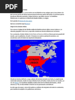 Historia de Los Estados Unidos