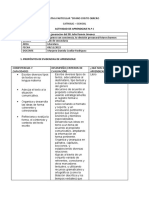 SESIÓN DE APRENDIZAJE DCO 2 - La Generaciòn Del 98 - 08 de Noviembre