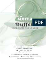 00 Buffet & Additional Stall Sierra Caffe & Lounge