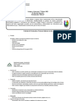 Criterios de Evaluación DEBATE 7 Básico