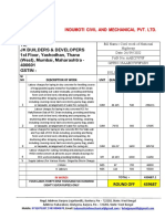 NH Burdwan Final Bill - Indumoti Civil & Mechanical PVT LTD