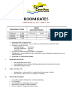 Les Caraibes Room Rates - Peak Season With Promo