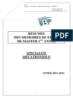 Dokumen - Tips Resumes Des Memoires de Labview Dispensees en Licence Master 1 Mecatronique