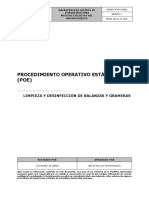 IF-P21-POE06 Procedimiento Operativo Estándar Limpieza y Desinfección de Balanzas y Grameras - Servicios de Alimentación