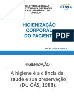 AULA 02 - HIGIENIZAÇÃO - Diagnostico e Domicilio