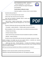 Ensino Fundamental - 1º Ao 5º Ano Revisão para Avaliação de Língua Portuguesa