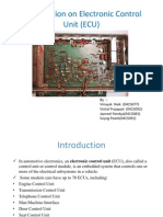 Presentation On Electronic Control Unit (ECU) 92,77,83