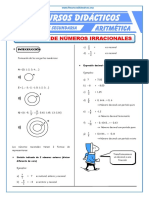 Los Números Irracionales para Tercero de Secundaria