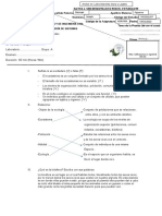 Examen Parcial Ecolog A