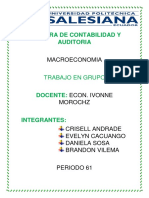 Analisis Indicadores - Macroeconomia