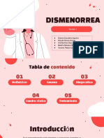 Dismenorrea - EQUIPO 1