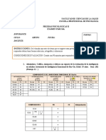 Examen Parcial de Pruebas Psicologicas Ii - Miercoles .T