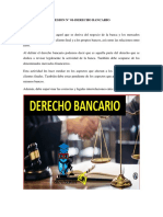 Definicion de Derecho Bancario