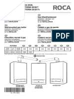 ROCA Scheda Tecnica Caldaia Murale A Gas VICTORIA
