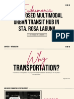 Eudaimonia:: A Proposed Multimodal Urban Transit Hub in Sta. Rosa Laguna