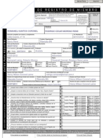 Ficha de Registro de Bautismo APCE