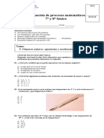 Evaluación Informal 7 y 8vo.