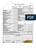 Check List Camion Slurry