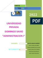 Administracion 1 Creacion de 1 Empresa