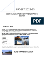 Budget 2022 Gatishakti Updated