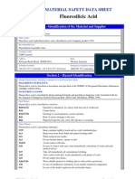 MSDS Fluorosilicic Acid