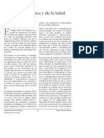 Psicología Clínica y de La Salud