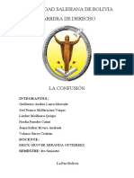 La Confusión - Informe