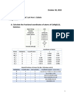 Limbaga - Assignment (Space Group C2c - CaMgSi2O6)