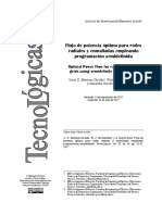 Flujo de Potencia Óptimo para Redes Radiales y Enmalladas Empleando Programación Semidefinida