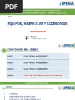 Equipos, Materiales y Accesorios - CRS