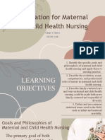 Foundation For Maternal and Child Health Nursing