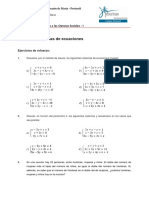 Sistema de Ecuaciones-Ejercicios para Hacer