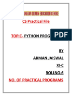 CS Practical File