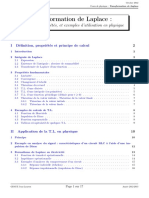 Transformation de Laplace Definition Proprietes Et Exemples D Utilisation en Physique 1 1