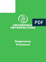 Reglamento Profesoral 2018