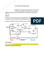 Lesson 2 ALU and Data Path Study Notes