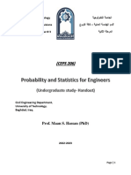 Statistics Lecture Course 2022-2023