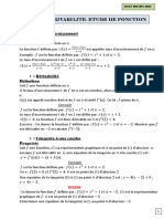 Lecon 4 DERIVABILITE ETUDES DE FONCTIONS