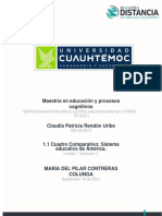 1.1 Cuadro Comparativo - Sistema Educativo de América - RendonClaudia