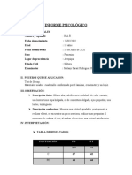 Informe Test Stroop