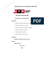 SEMANA 10 - TAREA GRUPALRetorno de La Democracia-Tarea Grupal Semana 10