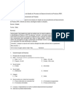 PDP - Questionario Diagnostico